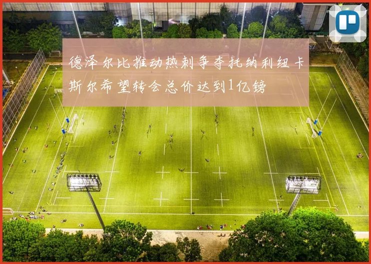 德泽尔比推动热刺争夺托纳利纽卡斯尔希望转会总价达到1亿镑